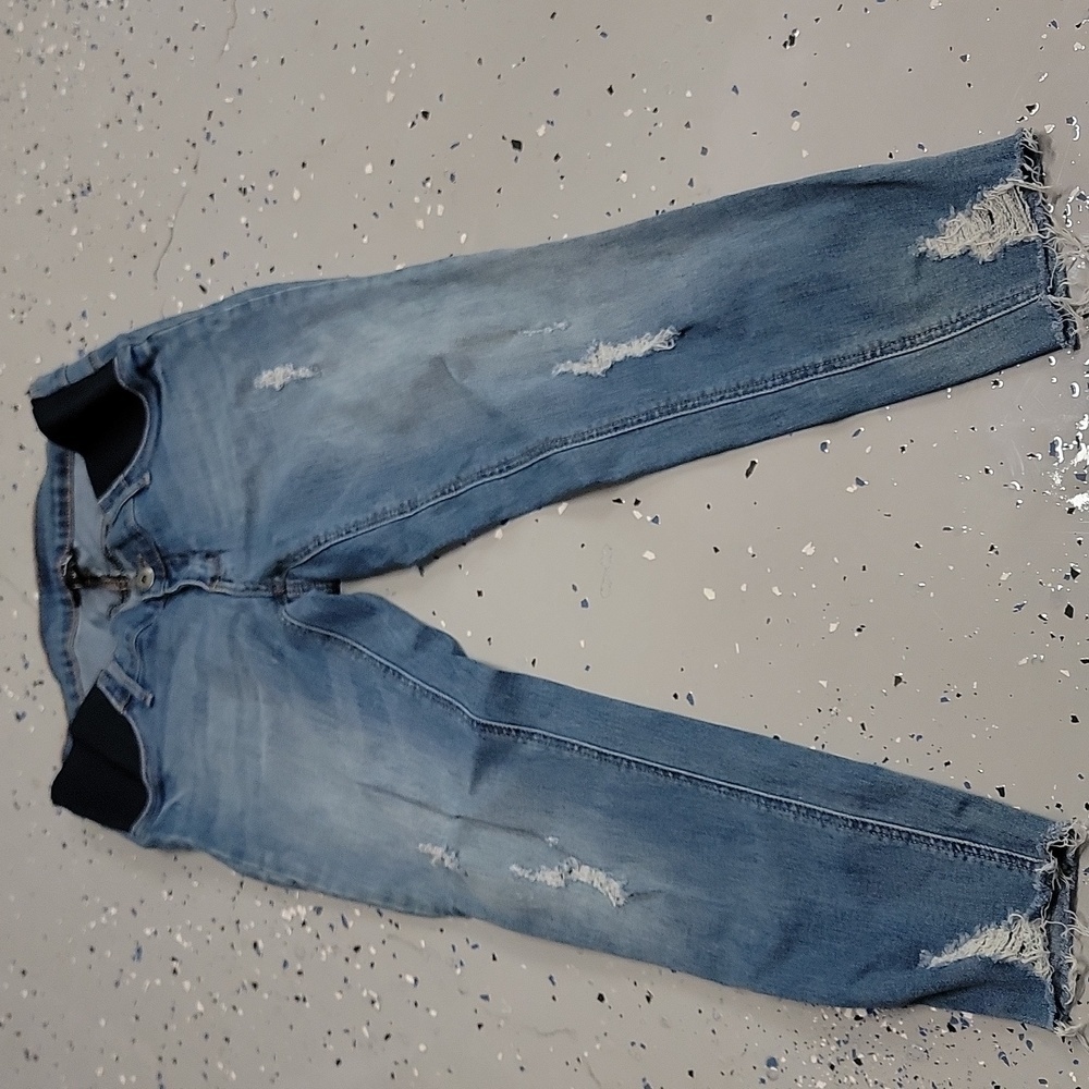 Indigo blue maternity Capris